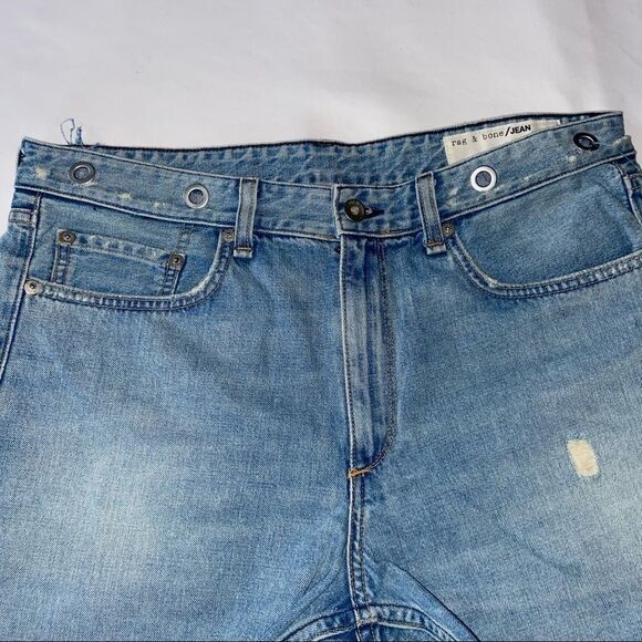 Rag & Bone Distressed Denim Shorts High Rise size 28 - Picture 2 of 8